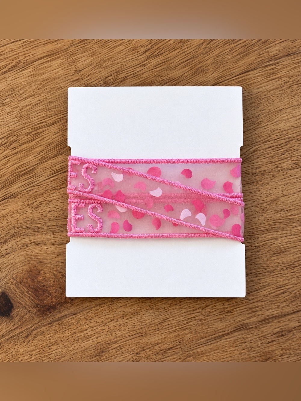 Miss Dior Rose N’Roses Embroidered Ribbon Bracelet / Hair Tie - Picture 2 of 2